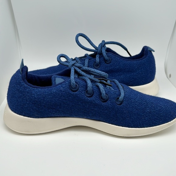 Allbirds Sams Club Exclusive Wool Blue White Women's Running Sneakers Size 10 - Picture 8 of 10